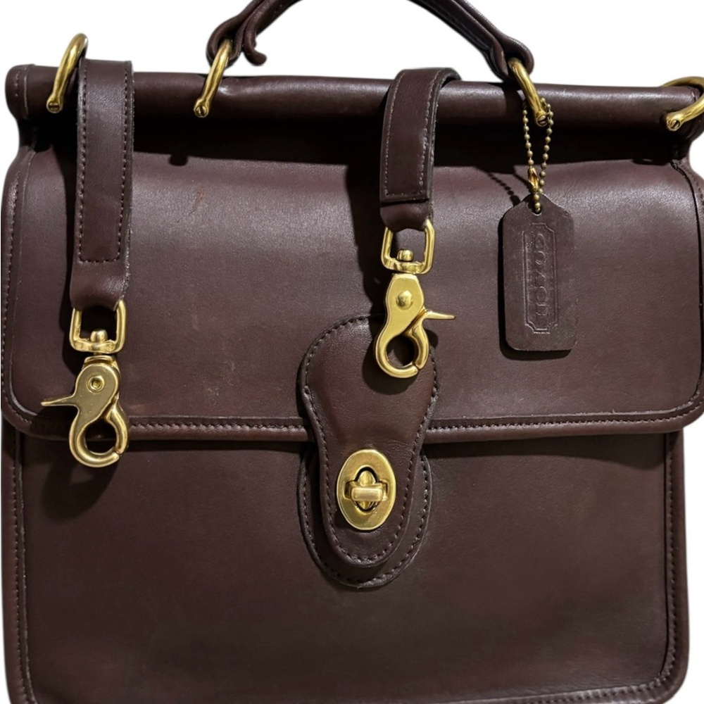 Coach Vintage Mahogany Willis 9927 Authenticated